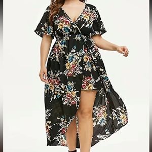 Plus Size High Low Dress